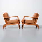 Pair of Rene Gabriel Lounge Chairs